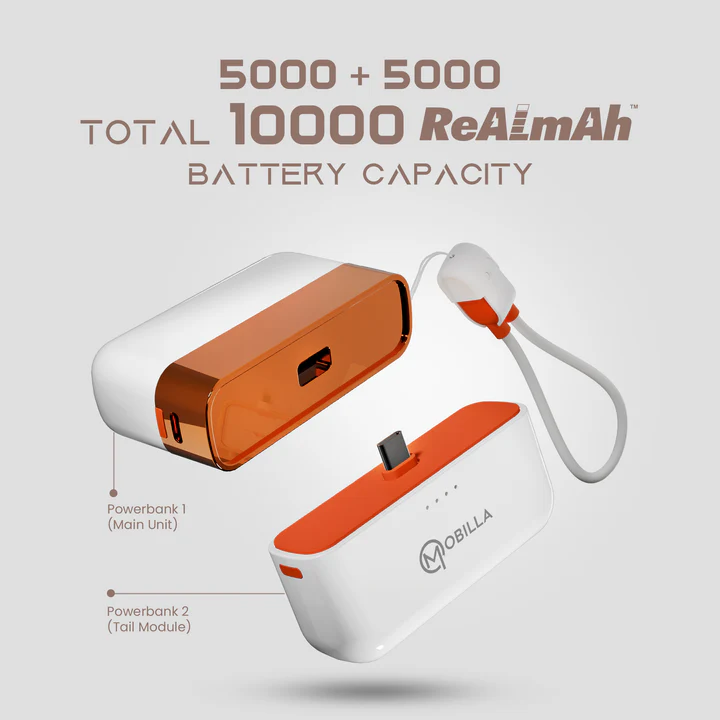 MPower Fusion: India’s First 2 in 1 powerbank (White) - Image 3