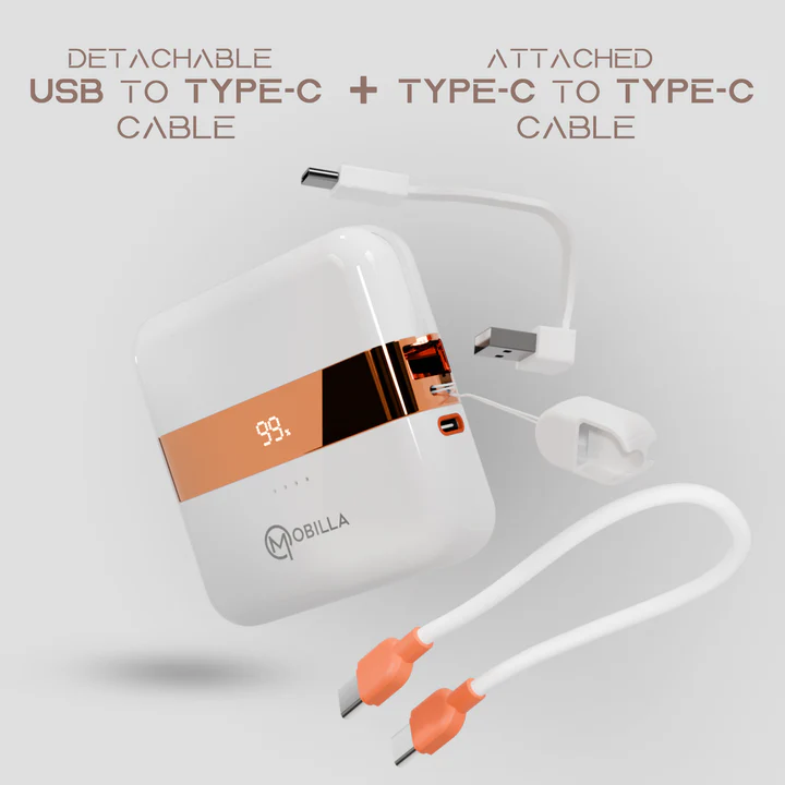 MPower Fusion: India’s First 2 in 1 powerbank (White) - Image 6