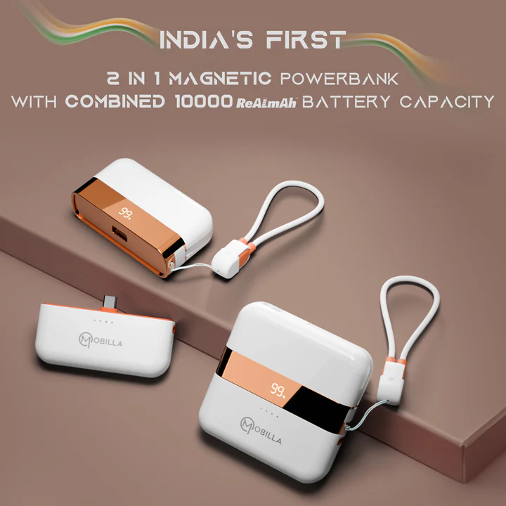 MPower Fusion: India’s First 2 in 1 powerbank (White) - Image 2